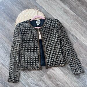 Vintage NWT stenay fully beaded‎ jacket 100% silk